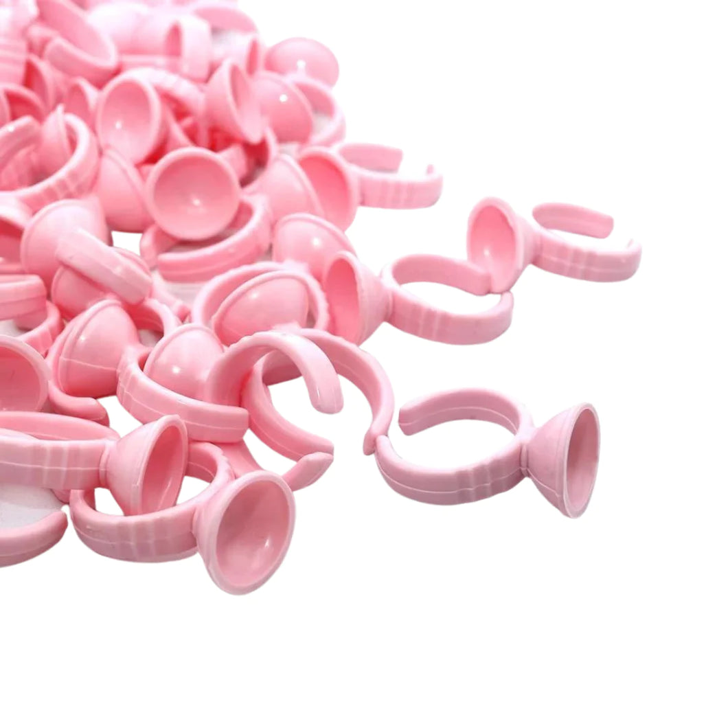 Pink Glue Rings